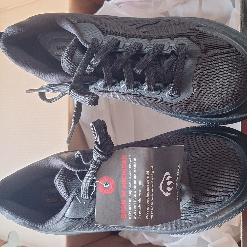 NEW Size 7 or 7.5 Steel Toe Wolverine Women's Black Shoes